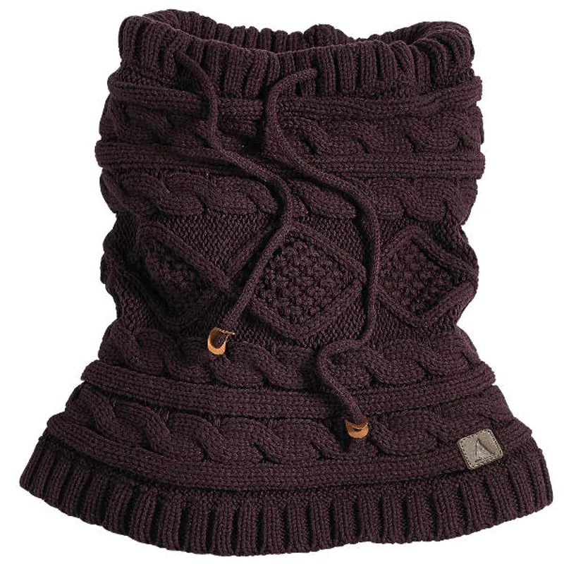 Musto Gower Cable Knit Snood - Bordeaux - Redpost Equestrian