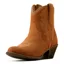 Ariat Harlan Ladies Short Western Boots - Walnut Suede
