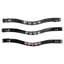 HKM Hobby Horse Browband 3 Pack - Rose/Silver