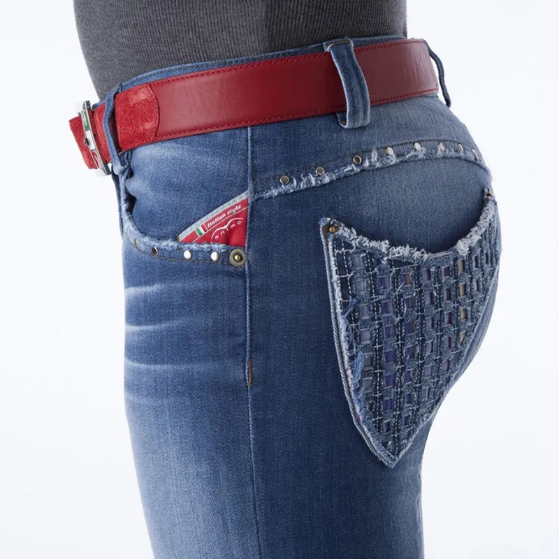 animo nsquare ladies breeches jeans blue redpost animo size chart