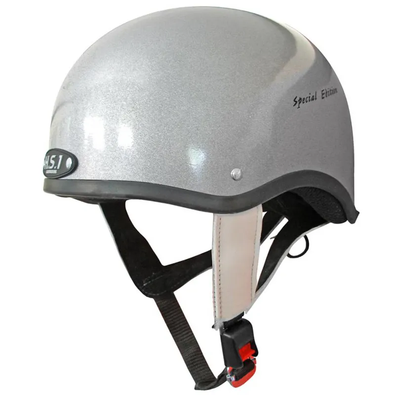 Gatehouse HS1 Skull Riding Hat Silver Redpost Equestrian