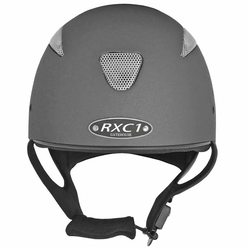 Gatehouse RXC1 Skull Riding Hat Grey Redpost Equestrian