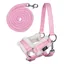 HKM Hobby Horse Headcollar and Lead Rope - Rose