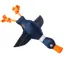 House of Paws Duck! Thrower with TPR Textured Wings - Navy