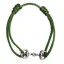 HV Polo Kate Small Bit Bracelet - Green/Silver