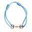 HV Polo Kate Small Bit Bracelet - Light Blue/Rose Gold