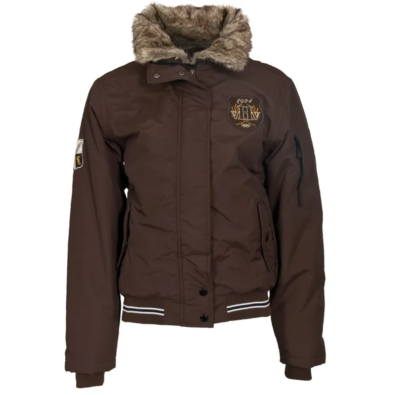 HV Polo Rios Waterproof Jacket Dark Brown Small Redpost Equestrian