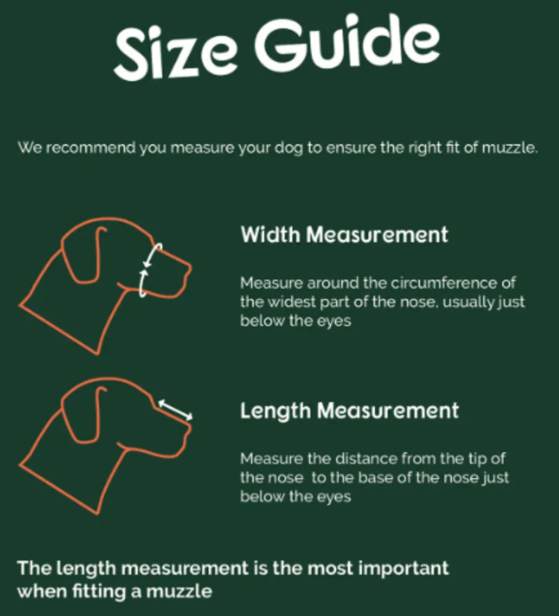 Baskerville Ultra Muzzle Size Guide