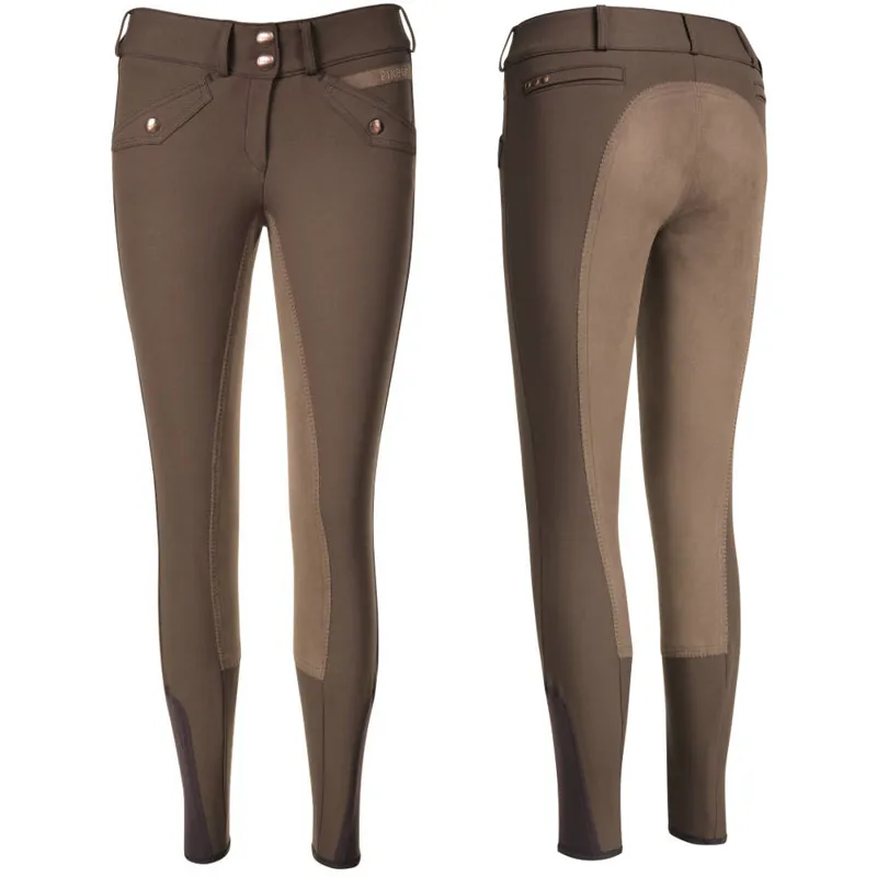 Pikeur Latasha Contrast Ladies Breeches Premium Collection Brown