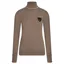 HV Polo Mable Ladies Pullover Top - Dark Taupe Heather