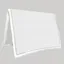 PolyPads Classic Single Saddlepad - White/Silver
