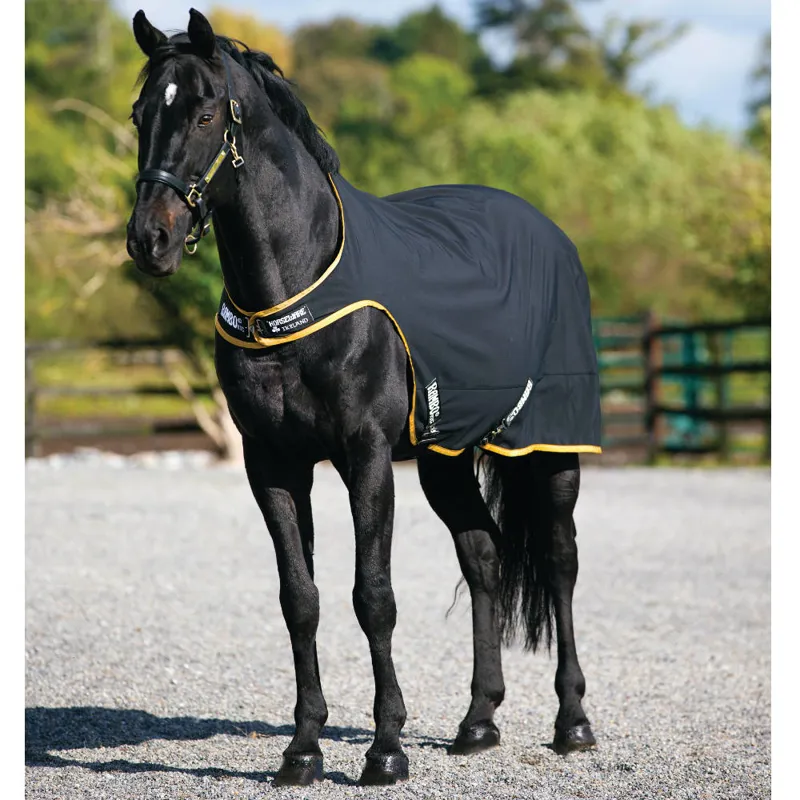 Rambo Softshell Walker Rug Black/Gold Redpost Equestrian