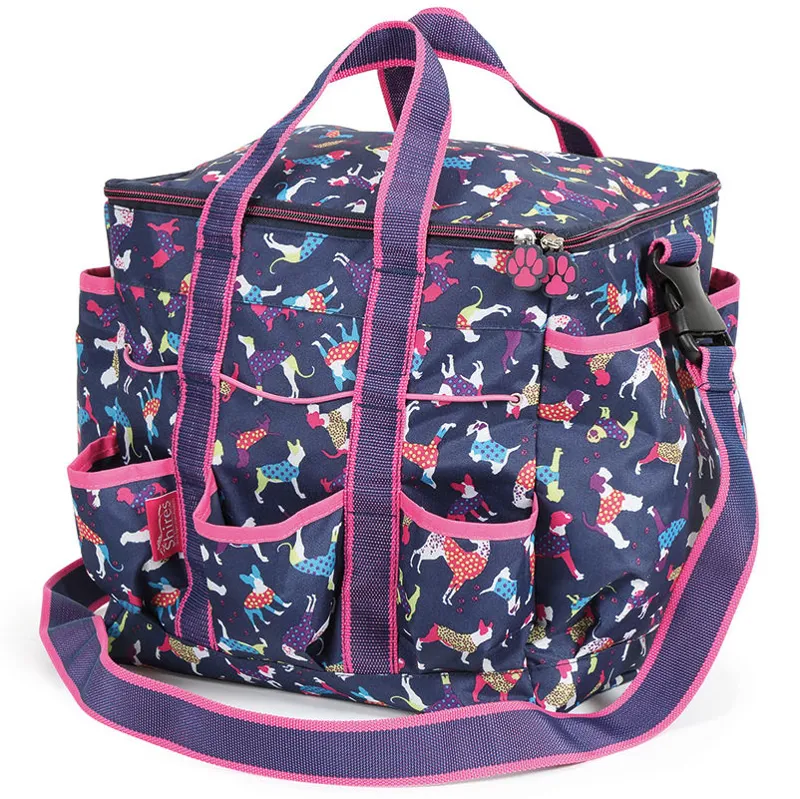 Shires Grooming Bag Dog Print Redpost Equestrian