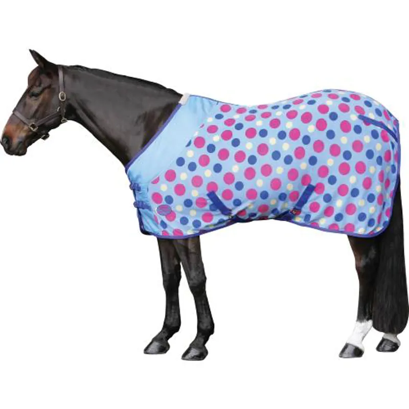 Weatherbeeta Polar Fleece Standard Cooler Rug Spotty Royal/Orchard