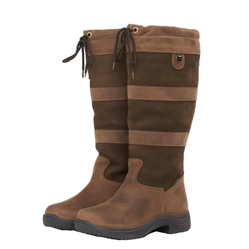 Dublin River Boot Tall Waterproof Boots - Chocolate - Redpost Equestrian