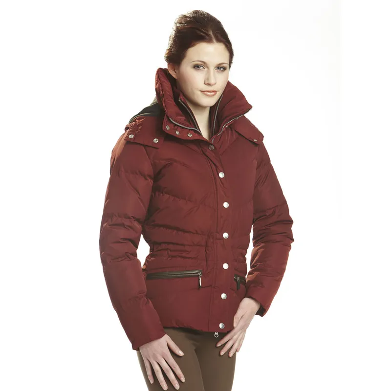 Gersemi Lina Ladies Down Filled Jacket Bordeaux Red