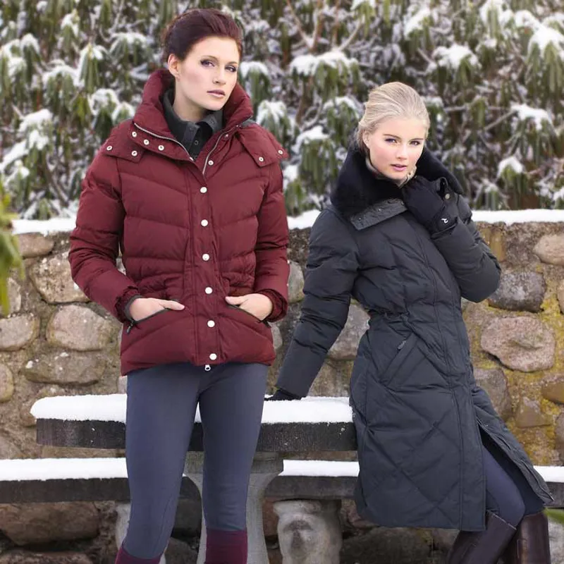 Gersemi Lina Ladies Down Filled Jacket Bordeaux Red