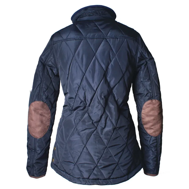 Horseware Newmarket Heritage Ladies Jacket Navy Redpost Equestrian