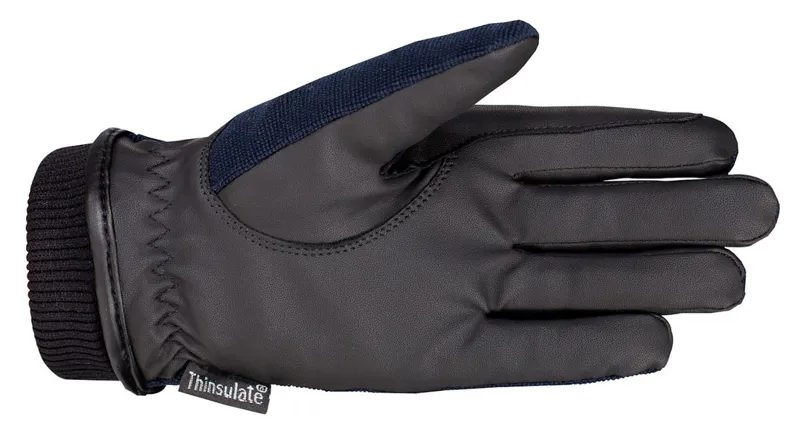 Horze Rudy Adult Winter Gloves - Navy-2