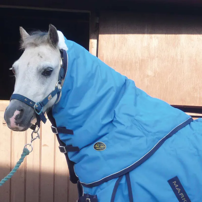 Mark Todd Pony Heavyweight Stable Neck Cover Ocean Blue