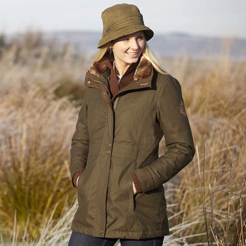 Toggi Shelly Ladies Country Coat - Loden Green-1