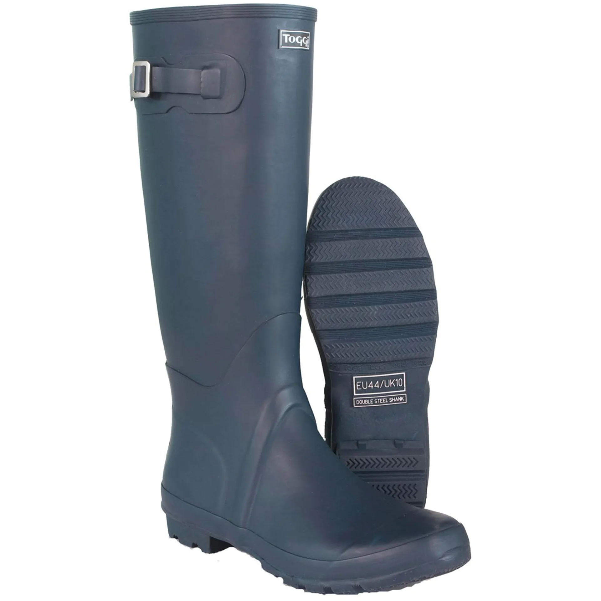 Toggi Wanderer Classic Wellington Boots - Navy Matt