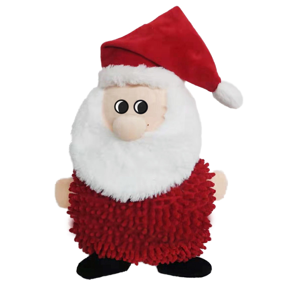 Animate Christmas Noodle Dog Toy - Santa