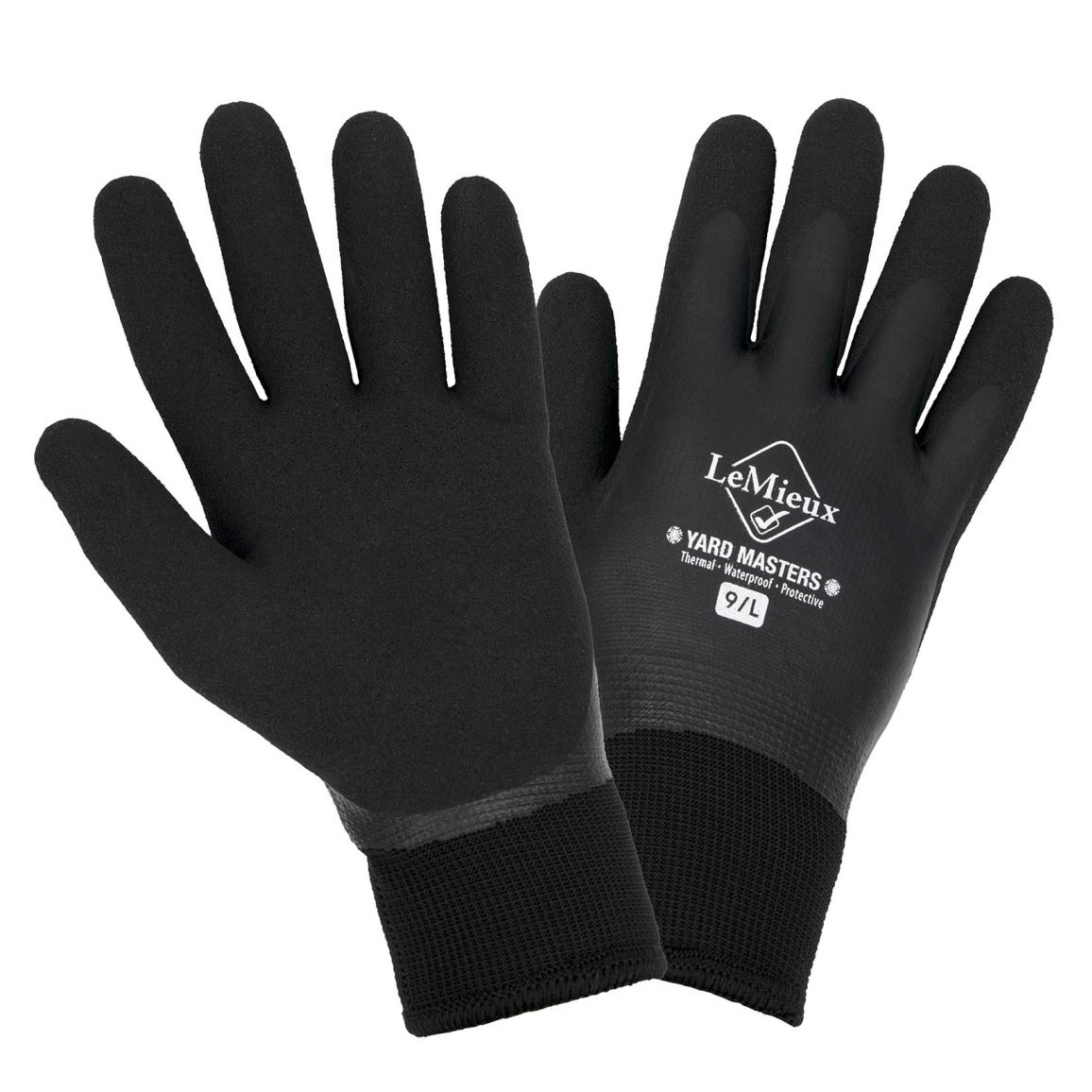 LeMieux Thermal Winter Work Gloves - Black