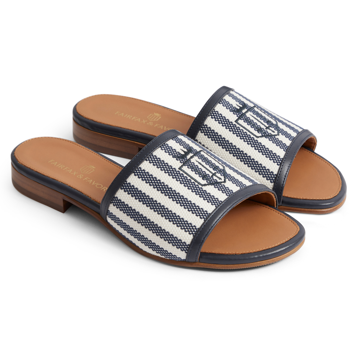 Navy Stripe Holkhams