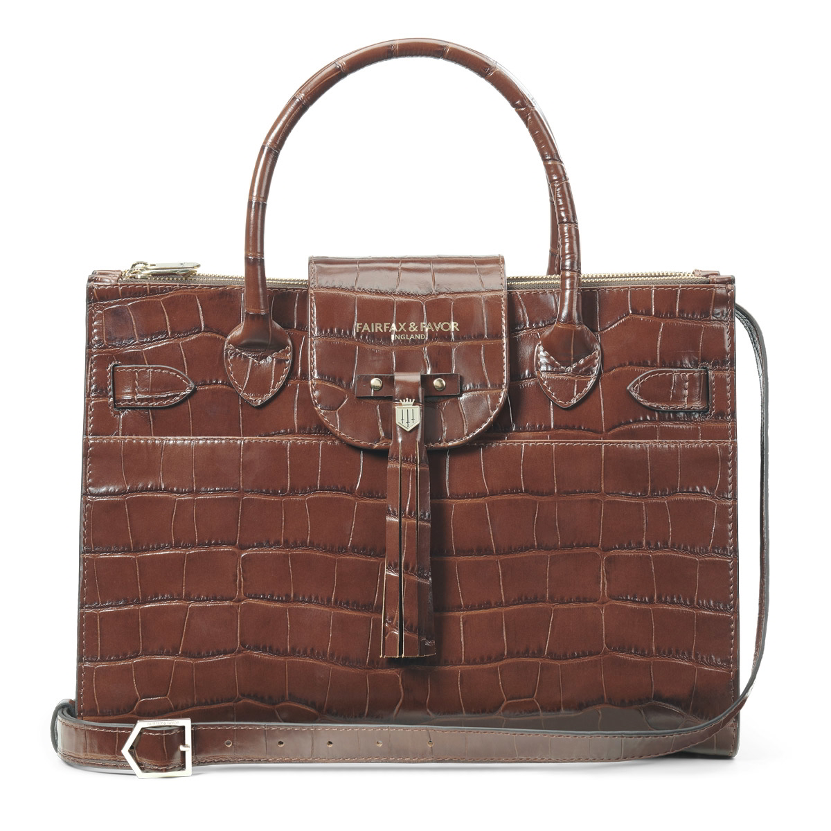 Fairfax and Favor Windsor Work Bag - Conker Brown