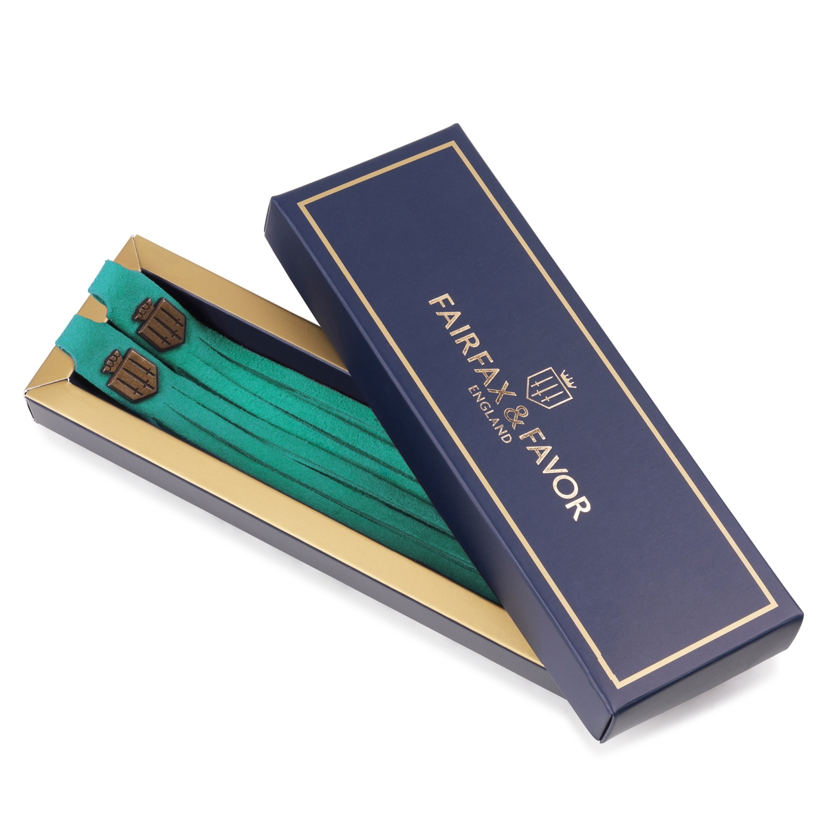 Fairfax and Favor Boot Tassels - Aquamarine Suede
