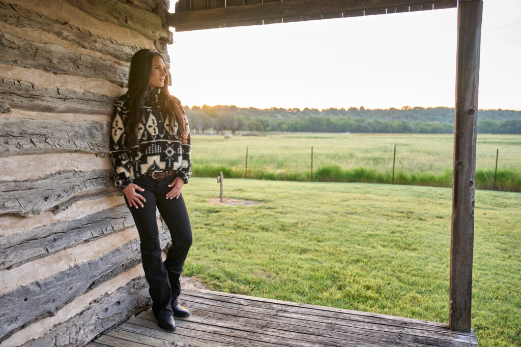 Ariat Jeans with Western style jumper