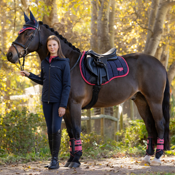 LeMieux New Colour - Navy/Cranberry Loire