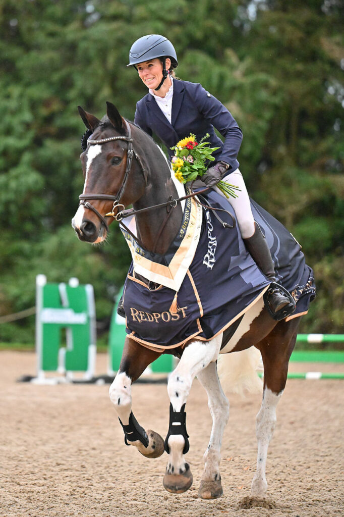 Helen du Heaume and Alvescot Extraordinaire - winners of the Redpost Equestrian BE90 Section F.