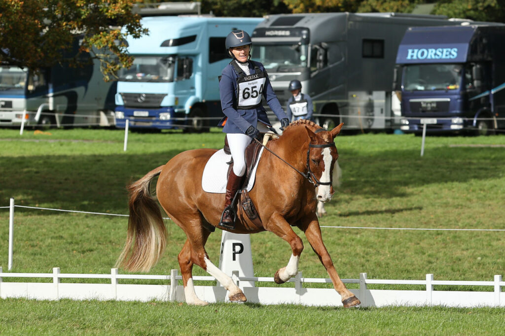Philippa Skelton and Brian Boru III, winners of the Redpost Equestrian BE80.
