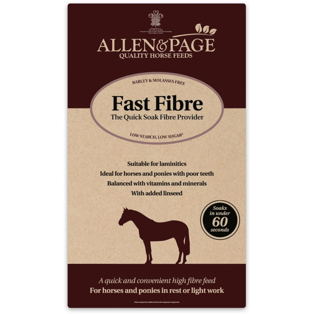Allen and Page Fast Fibre horse feed.