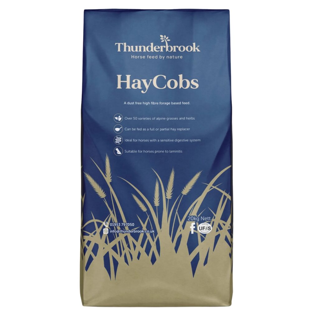 Thunderbrook Hay Cobs  horse feed.