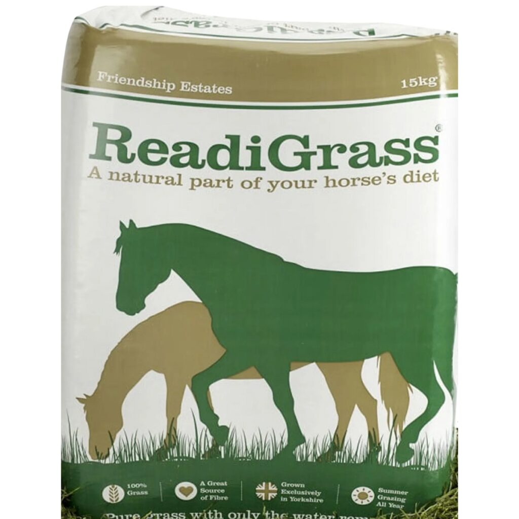 Friendship Estates ReadiGrass  horse feed.