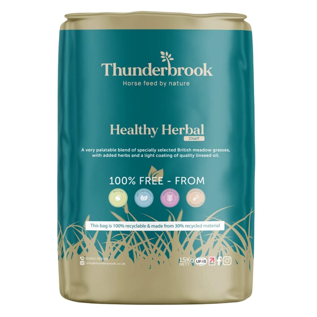 Thunderbrook Healthy Herbal Chaff  horse feed.