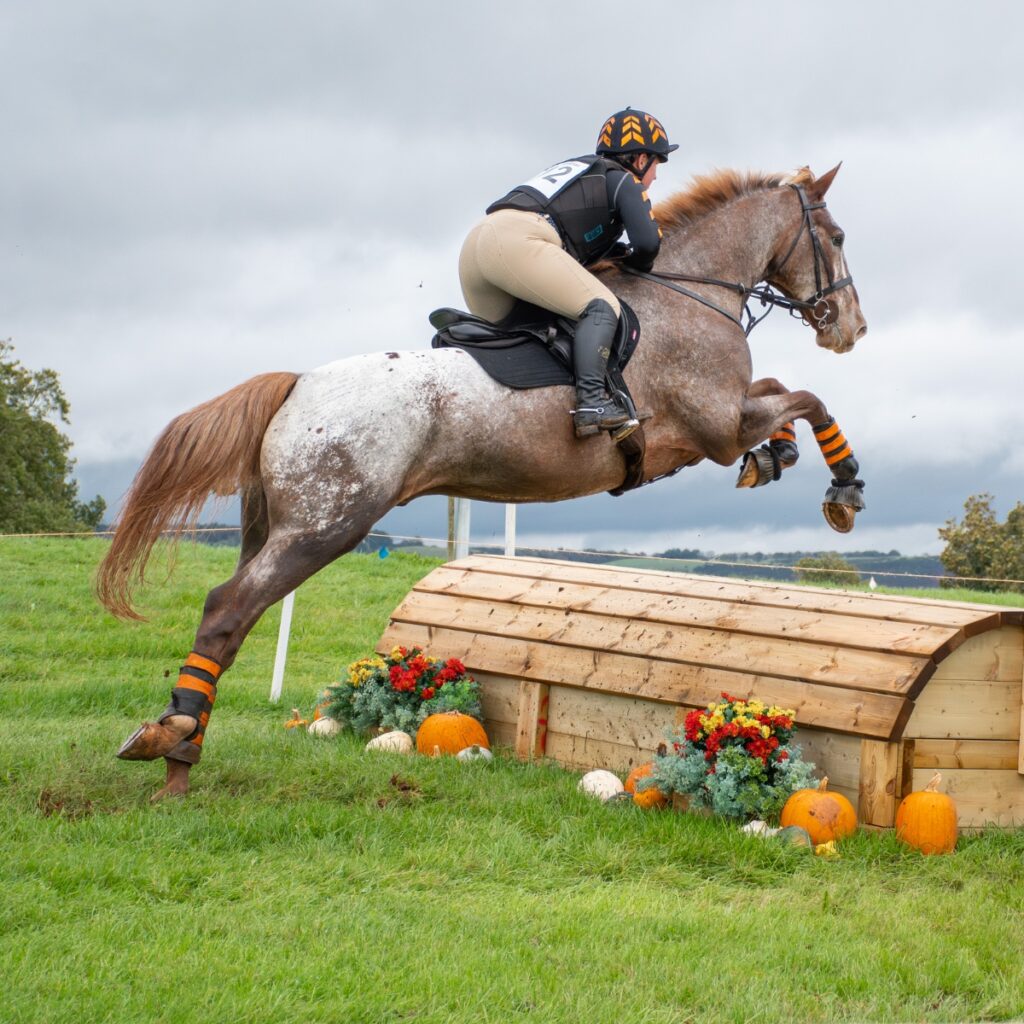 BE Competitor at Bicton Arena International Horse Trials.