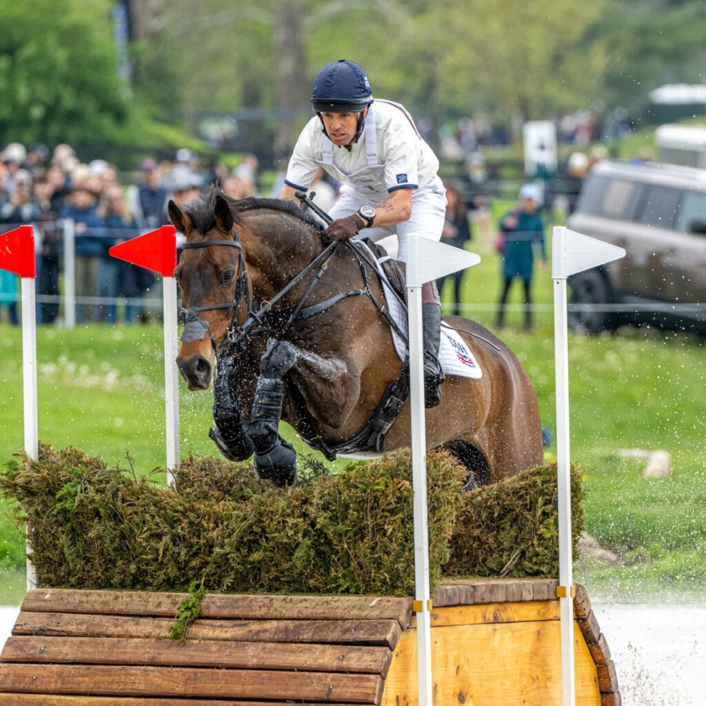 Redpost rider Harry Meade riding cross-country