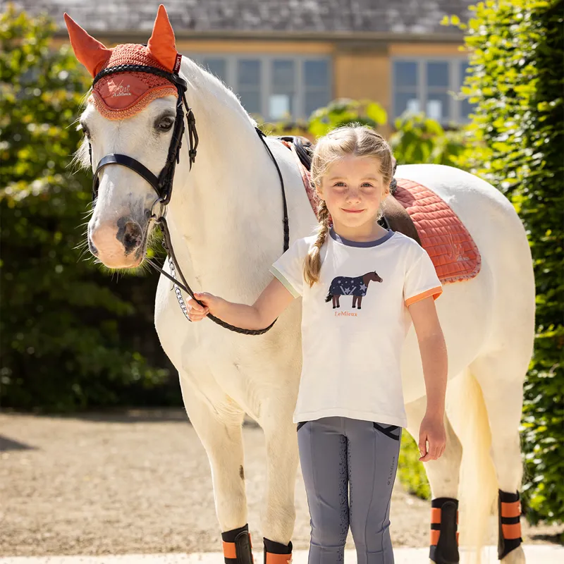 LeMieux Mini Alex Junior Tee - Ecru-1