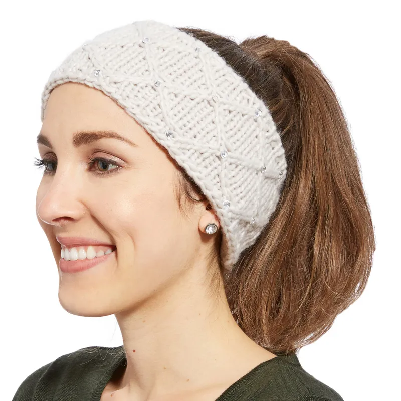 Ariat Sparkle Headband - Oatmeal