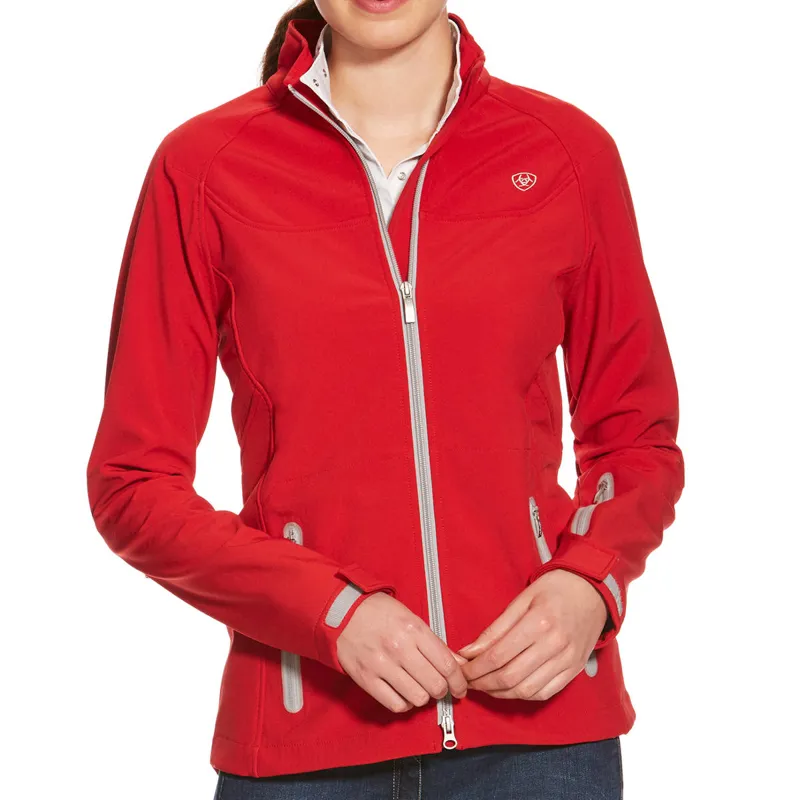 Ariat Vivid Softshell Ladies Jacket - Rouge