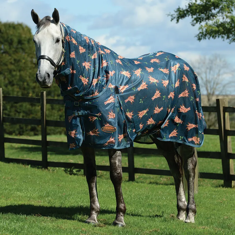 WeatherBeeta ComFiTec Essential Mesh II Combo Fly Rug Giraffe