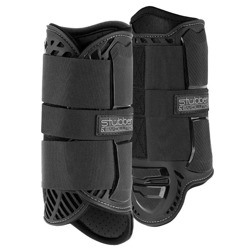 Stubben Hybrid XC Cross-Country Front Boots - Black