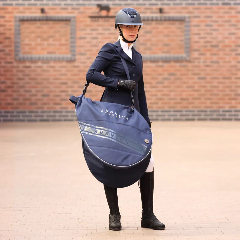 Aubrion Equipt Saddle Bag - Navy-3