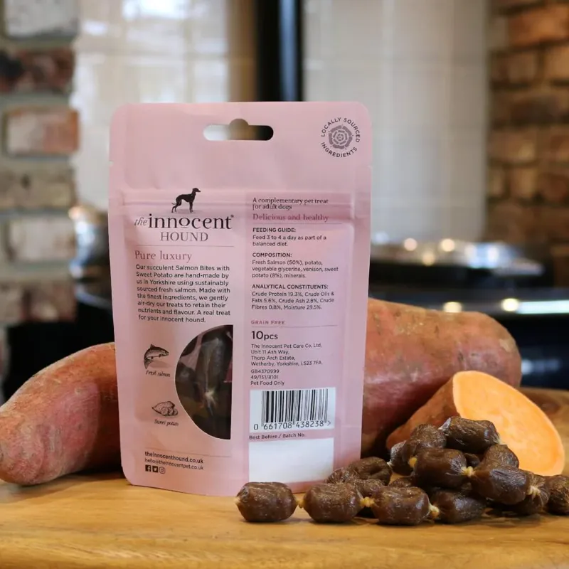 The Innocent Hound Dog Treat Bites - Salmon/Sweet Potato-2