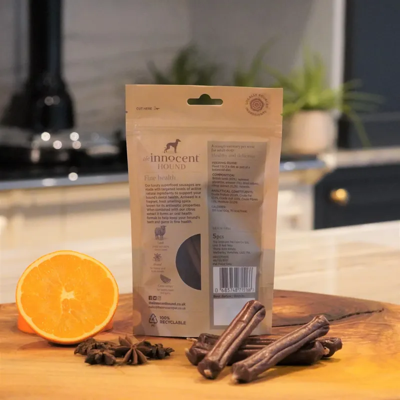 The Innocent Hound Dental Support Dog Treats - Aniseed/Citrus Extract-1