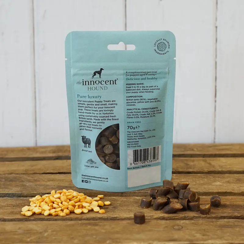 The Innocent Hound Puppy Training Treats - Lamb/Yellow Split Pea-2